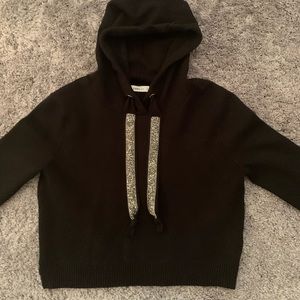 Black zara wearer with rhinestone